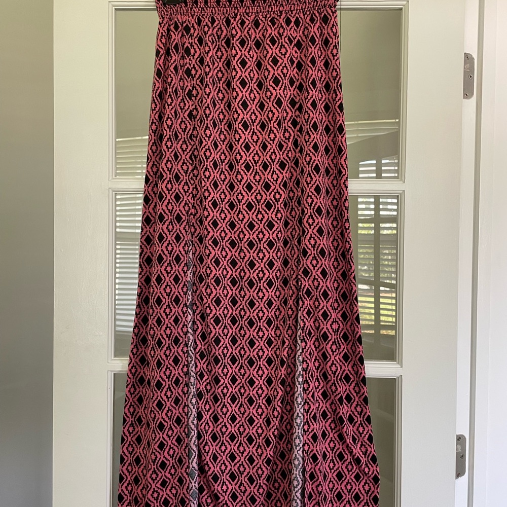 Black and Pink long skirt